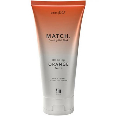 Sim Sensitive SensiDo Match Blooming Orange - Маска оттеночная неоновая оранжевая 200 мл