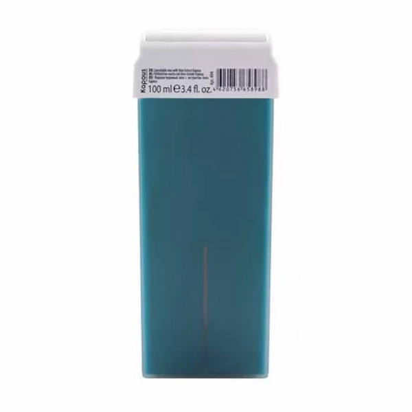 Kapous Depilation - Жирорастворимый воск с экстрактом алоэ в картридже 100 мл