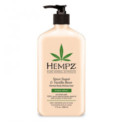 Hempz Spun Sugar and Vanilla Bean Herbal Moisturizer - Молочко для тела увлажняющее Карамель и Ваниль 500 мл