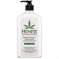 Hempz Fresh Coconut and Watermelon Herbal Body Moisturizer - Молочко для тела увлажняющее Кокос и Арбуз  500 мл