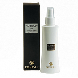 Bioline-JaTo Sundefense Low Protection 10 Tanning Hydrating Spray Emulsion - Эмульсия-спрей со степенью защиты SPF10 150 мл