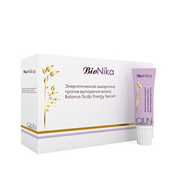 Ollin BioNika Balance Scalp Energy Serum - Энергетическая сыворотка от выпадения волос 10*15 мл