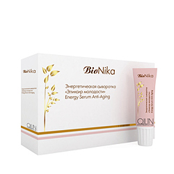 Ollin BioNika Energy Serum Anti-Aging - Энергетическая сыворотка «Эликсир молодости» 10*15 мл