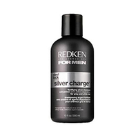 Redken Silver Charge - Укрепляющий шампунь для нейтрализации желтизны седых и осветленных волос 300 мл