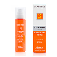 Planter's Solare Body-Hair Sunscreen Spray Oil SPF 10 - Масло солнцезащитное для волос и тела SPF 10 с гиалуроновой кислотой 100 мл