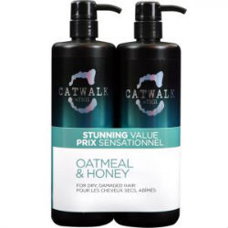 Tigi Catwalk Oatmeal and Honey Tweens - Набор для питания сухих и ломких волос (300 мл + 250 мл)