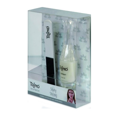 Trind «Shiny and Strong» Set - Набор для ухода за ногтями 9 мл+1 шт