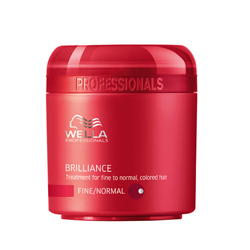 Wella Brilliance Line - Крем-маска для окрашенных нормальных и тонких волос 150 мл