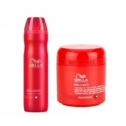 Wella Brilliance Line Набор малый (Шамп.для окраш.вол. 250 мл+маска для окраш.вол. 200 мл)