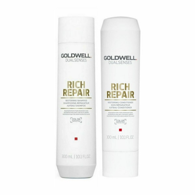 Goldwell Dualsenses Rich Repair Restoring Set - Набор для поврежденных волос (кондиционер 200мл; шампунь 250мл)