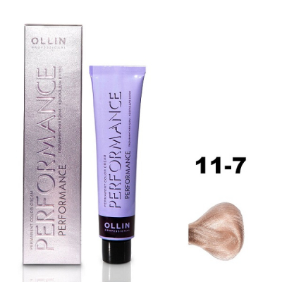 Ollin Performance Permanent Color Cream - Перманентная крем-краска для волос 11/7 специальный блондин коричневый 60 мл