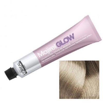 L'Oreal Professionnel Majirel Glow Light Base ASH and Beige - Полупрозрачный перманентный краситель 13 (для светлых баз) Белое золото 50 мл