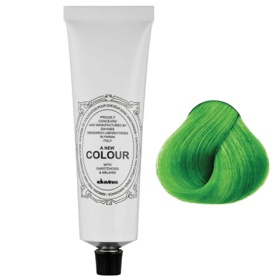 Davines A New Colour Green - Перманентный краситель без аммиака чистый цвет зеленый 60 мл