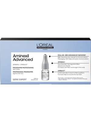 L'Oreal Professionnel Serie Expert Aminexil Advanced Lotion - Ампулы против выпадения волос 6мл х 10 шт