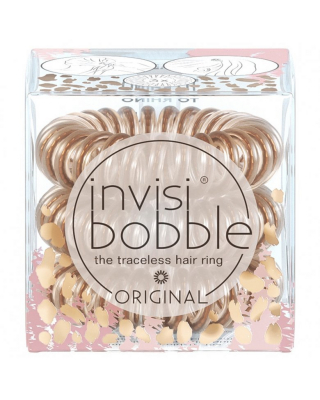 Invisibobble Original All Roads Lead To Rhino - Резинка-браслет для волос (золотой) 3 шт