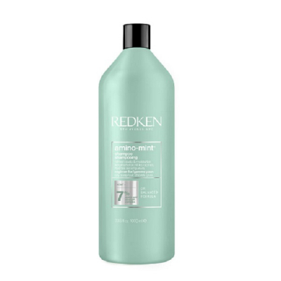 Redken Amino Mint Shampoo - Шампунь для контроля жирности кожи головы с экстрактом мяты 1000 мл