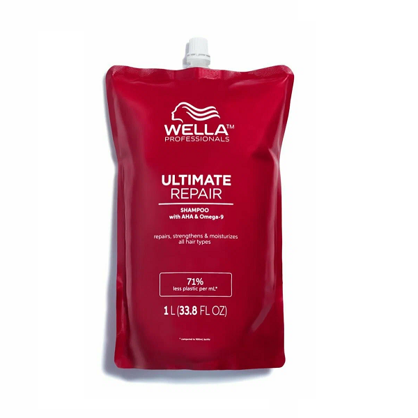 Wella Ultimate Repair Shampoo - Шампунь для восстановления волос рефил 1000 мл