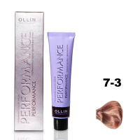 Ollin Performance Permanent Color Cream - Перманентная крем-краска для волос 7/3 русый золотистый 60 мл
