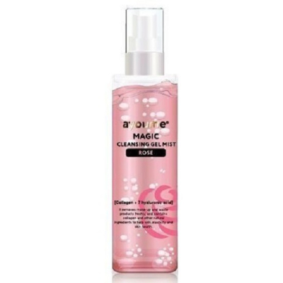 Ayoume Magik Cleansing Gel Mist (Rose) - Гель для лица очищающий (роза) 50 мл