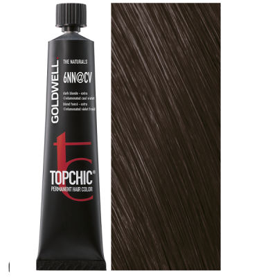 Goldwell Topchic - Краска для волос 6NN@CV насыщенный коричневый сейшельский орех 60 мл