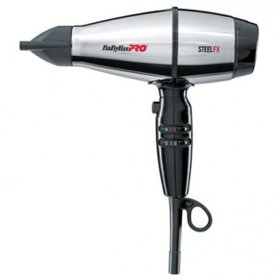 BaByliss Pro STEELFX Barbers Spirit 4 Artist BAB8000IE - Профессиональный фен 2000 вт стальной