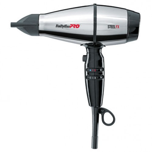 BaByliss Pro STEELFX Barbers Spirit 4 Artist BAB8000IE - Профессиональный фен 2000 вт стальной