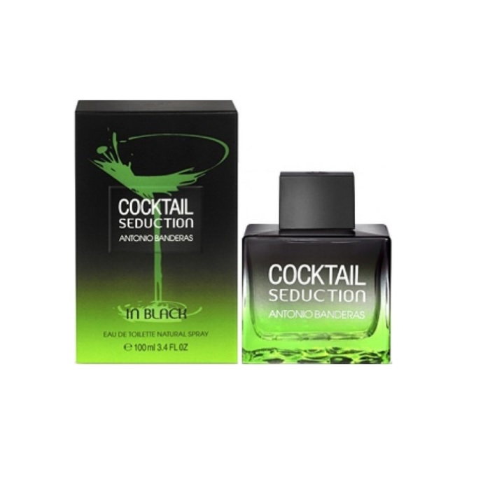 Antonio Banderas Cocktail Seduction In Black Men Eau de Toilette - Бандерас коктейль соблазна в черном для мужчин туалетная вода 100 мл