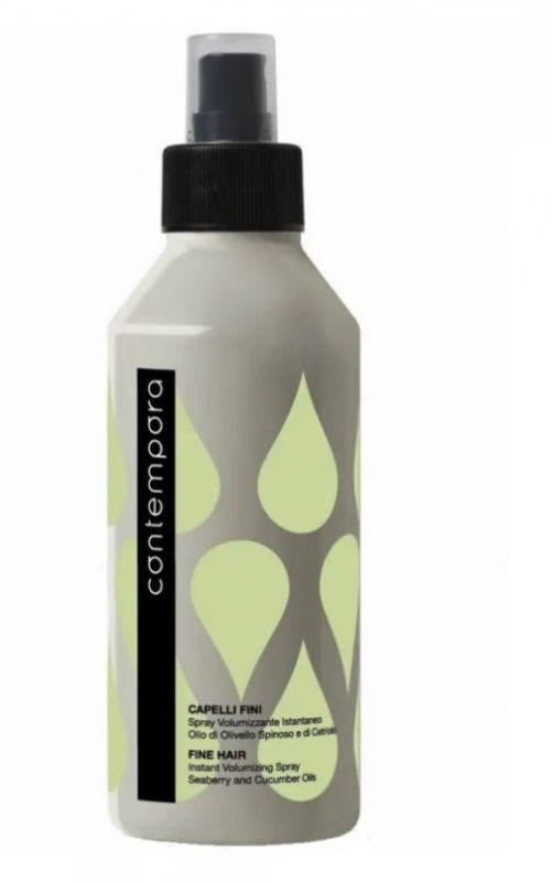 Barex Contempora Balsamo Spray Volumizzante Istantaneo Olio di Olivello Spinoso e di Cetriolo - Спрей для мгновенного объема с маслом облепихи и огуречным маслом 200 мл