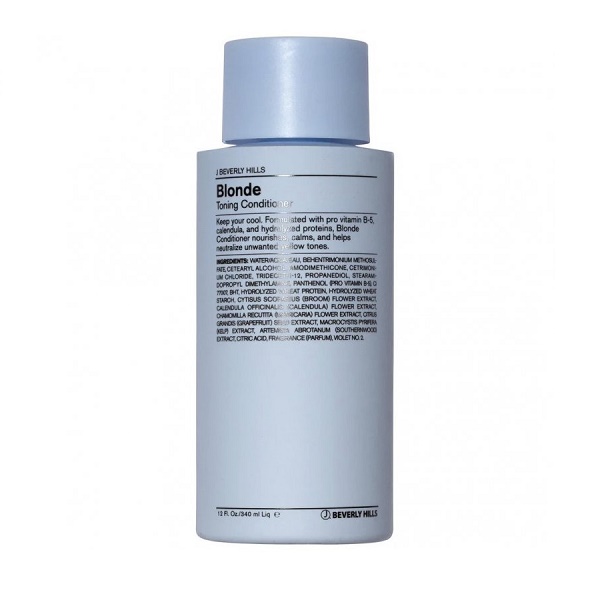 J Beverly Hills Hair Care Blonde Conditioner - Кондиционер тонирующий для блондированных и осветленных волос 340 мл
