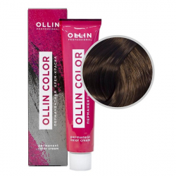 Ollin Professional Ollin Color - Перманентная крем-краска для волос 5/1 светлый шатен пепельный 100 мл
