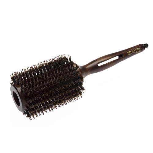 Dewal BPR43 - Брашинг "престиж "деревянный с нейлоновым штифтом и натуральной щетиной с хвостиком 43х65 мм