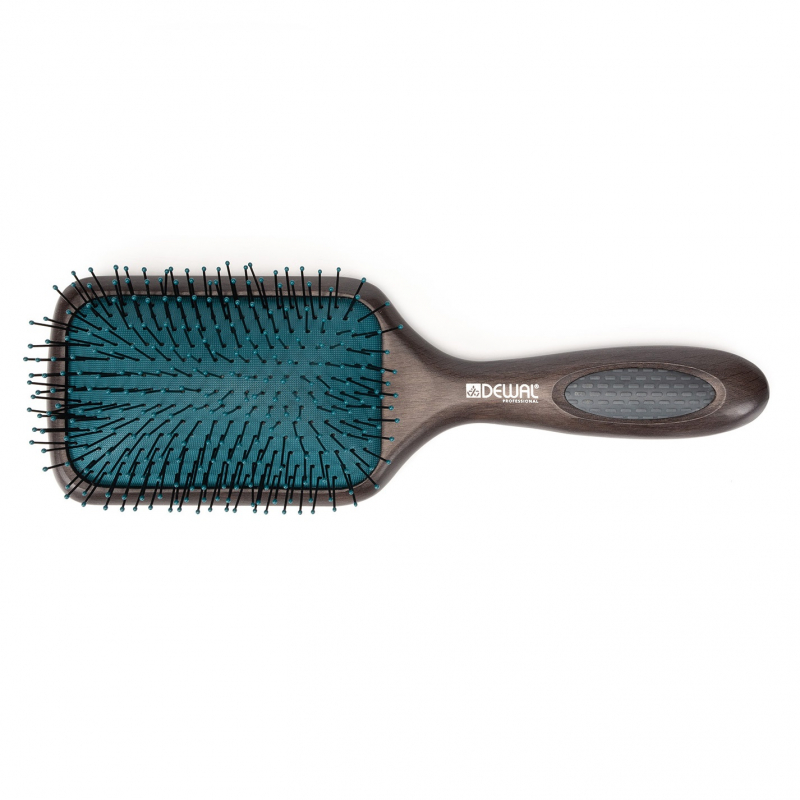 Dewal Magic Forest BRMF360 - Щетка массажная прямоугольная, деревянная, нейлоновый штифт, 13 рядов