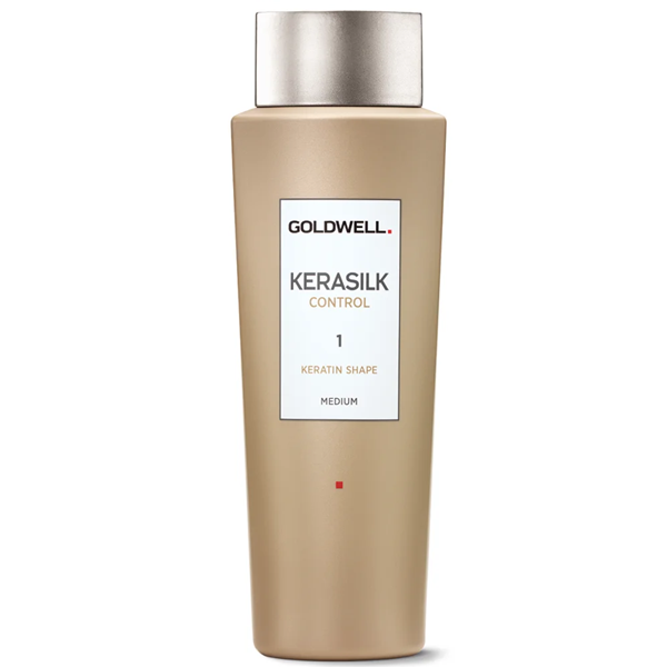 Goldwell Kerasilk Premium Control Keratin Shape Medium 1 - Усмиряющий компонент 1000 мл