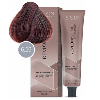 Revlon Revlonissimo High Coverage NMT - Перманентная краска для седых волос №6-25 шоколадный темный блондин 60 мл  