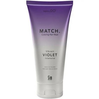 Sim Sensitive SensiDo Match Vibrant Violet Intensive - Маска оттеночная фиолетовая интенсивная 200 мл