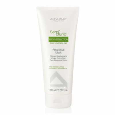 Alfaparf Semi Di Lino Reconstruction Reparative Mask - Маска для поврежденных волос, 50 мл