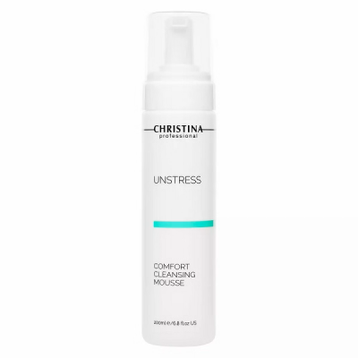 Christina Unstress Comfort Cleansing Mousse - Очищаюший мусс 200 мл