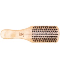 Dewal Barber Style CO-28 - Щетка для укладки волос и бороды, натуральная щетина, 7-рядная