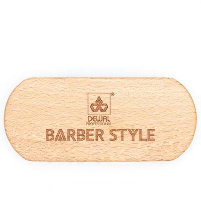 Dewal Barber Style CO-29 - Щетка для укладки волос и бороды, натуральная щетина, 9-рядная
