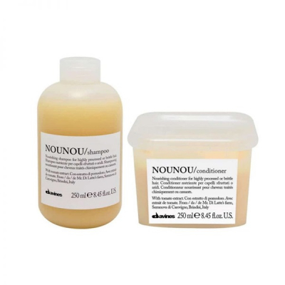 Davines Essential Haircare NouNou Nourishing Illuminating Set - Набор для волос питательный (шампунь 250 мл; кондиционер 250 мл)