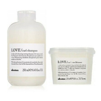 Davines Essential Haircare Love Lovely Curl Enhancing Set - Набор для волос усиливающий завиток (шампунь 250 мл; кондиционер 250 мл)