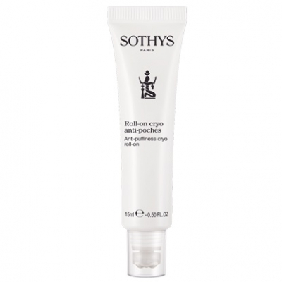Sothys Eye Contour Line Anti-Puffiness Cryo Roll-On - Охлаждающий омолаживающий гель от отеков под глазами 15 мл