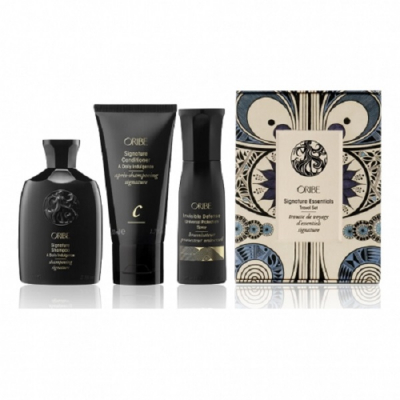 Oribe Signature Essentials Travel Set - Набор тревел-продуктов "Вдохновение дня"(шампунь 75 мл, кондиционер 50 мл, спрей-уход 50 мл)