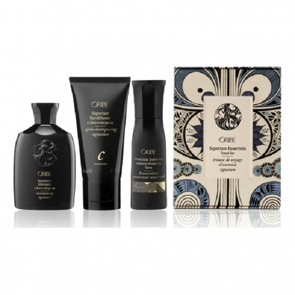 Oribe Signature Essentials Travel Set - Набор тревел-продуктов "Вдохновение дня"(шампунь 75 мл, кондиционер 50 мл, спрей-уход 50 мл)