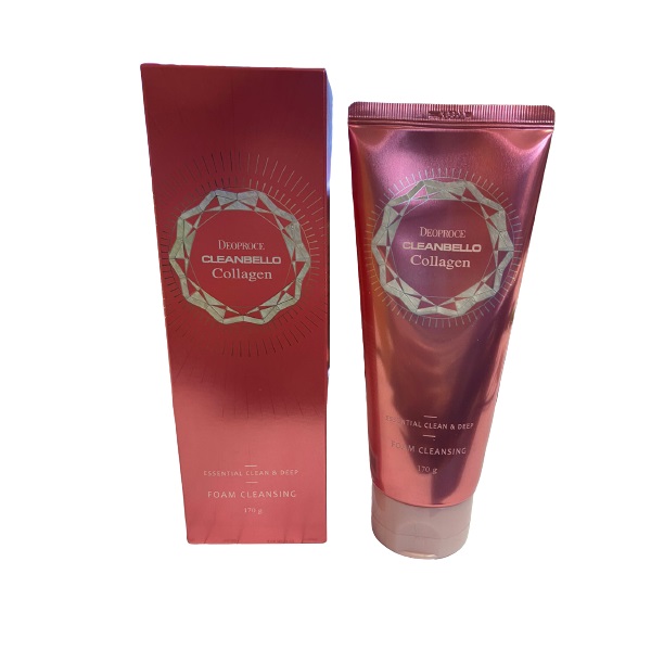 Deoproce Collagen Clean and Deep Essence Foam Cleansing - Пенка для умывания коллагеновая 170 г