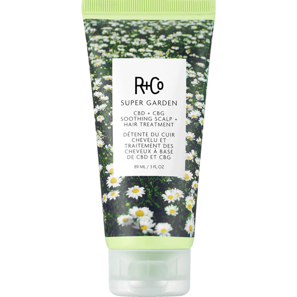 R+Co Super Garden CBD + CBG Soothing Scalp + Hair Treatment - Успокаивающий уход для кожи головы и волос "дивный сад" 89 мл