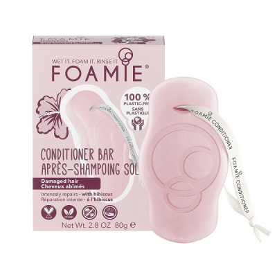 Foamie Hibiskiss - Твердый кондиционер для поврежденных волос 108 гр