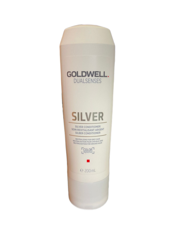 Goldwell Dualsenses Silver Conditioner - Корректирующий кондиционер для седых и светлых волос 200 мл