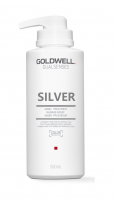 Goldwell Dualsenses Silver 60SEC Treatment - Интенсивный уход за 60 секунд для коррекции цвета осветленных волос 500 мл