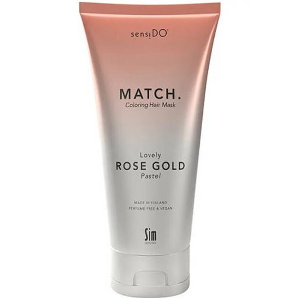 Sim Sensitive SensiDo Match Lovely Rose Gold Pastel - Маска оттеночная золотисто-розовая пастельный 200 мл